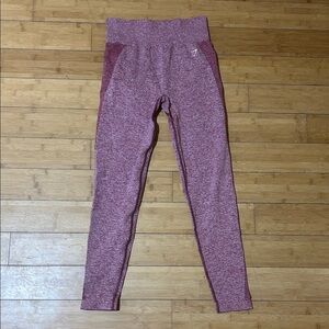 Gymshark Heathered Pink Leggings